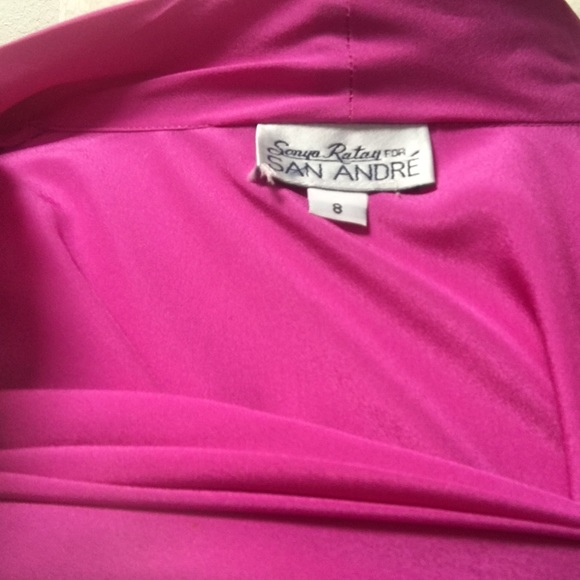 Vintage 1990’s Sonya Ratay San Andre Fuchsia Top - Picture 5 of 5